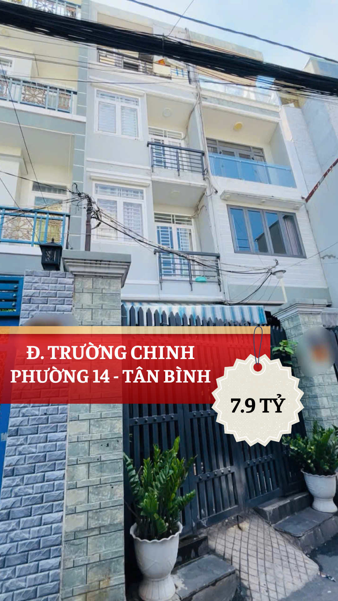 Bán Nhà Hẻm 481 Trường Chinh Phường 14 Tân Bình